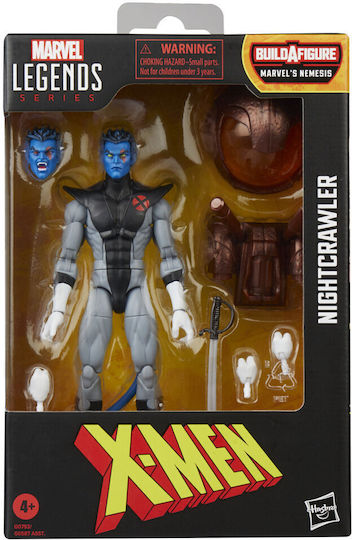 Φιγούρα Δράσης X-men - Nightcrawler Marvel Legends 15εκ.