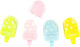 Stylex Eraser Ice Cream Cap 59x30x15mm 4 Colors