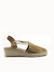 1825 Women's Suede Platform Shoes Tabac Brown