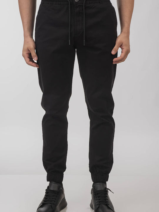 Double Pantaloni Chino Black