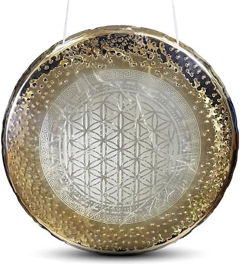 Traditional Gong Mirror Gong Flower Life Mallet 40cm