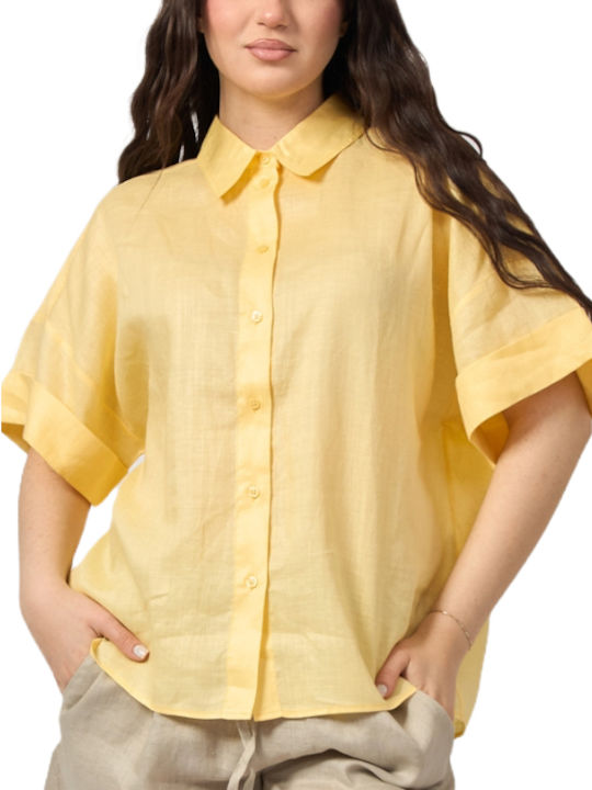 Boss Women's Long Sleeve Shirt Yellow