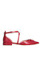 Viola 19 Leder Damen Ballerinas Rote