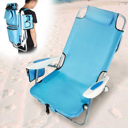 Bakaji Small Chair Aluminium Blue