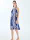 GoldenBay Summer Women's Nightdress Blue