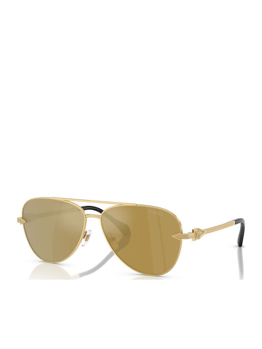 Versace Herren Sonnenbrille mit Gold Metall Ges...