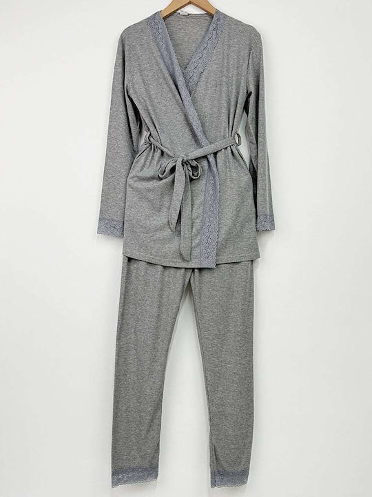 Cootaiya Winter Women's Pyjama Set Gray