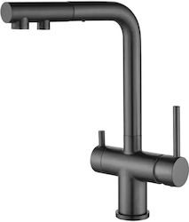 Helika Akvaduo Plus Tall Counter with Shower Matte Grey