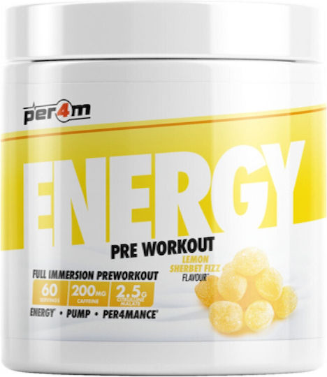 Per4m Energy Συμπλήρωμα Pre Workout 390gr Raspberry Cherry