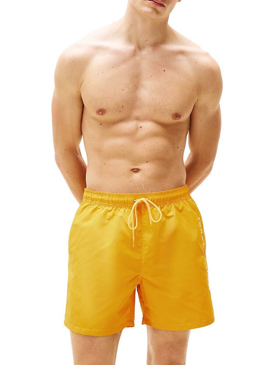 Tommy Hilfiger Costume De Baie Bărbați Pantaloni Scurți Galbeni