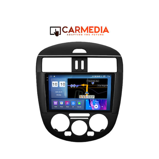 Carmedia Auto-Audiosystem für Nissan Pulsar 2014 (Bluetooth/USB/AUX/WiFi/GPS/Apple-Carplay/Android-Auto) mit Touchscreen 9.5"
