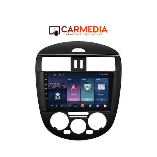 Carmedia Автомобилна Аудио Система (Блутут/USB/WiFi/GPS/Apple-Carplay/Android-Auto) с Тъчскрийн 9"