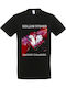 Schwarzes Herren-T-Shirt Rolling Stones Dp1883
