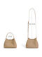 Leather Women's Bag Shoulder Beige