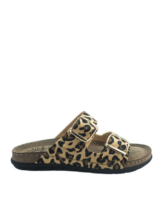 Sienna Women's Flat Sandals in Brown Color