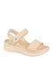 Women's Flat Sandals Anatomic in Beige Color