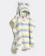 Παιδική Πετσέτα Θαλάσσης Κουκούλα Sunnylife Character Sid Seagull Blue Stripe Blue 9339296069721