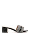 Mules with Low Heel in Black Color