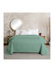 Melinen Zara Σετ Κουβερλί Υπέρδιπλο Microfiber Aqua 220x240cm