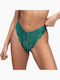 Women's Brazil with Lace Green