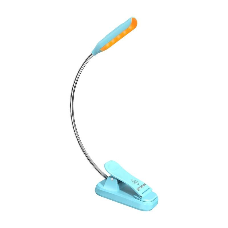 Ασύρματος λαμπτήρας Glocusent mini GLCSNTBL103B clip-on book light, USB-C Μπλε