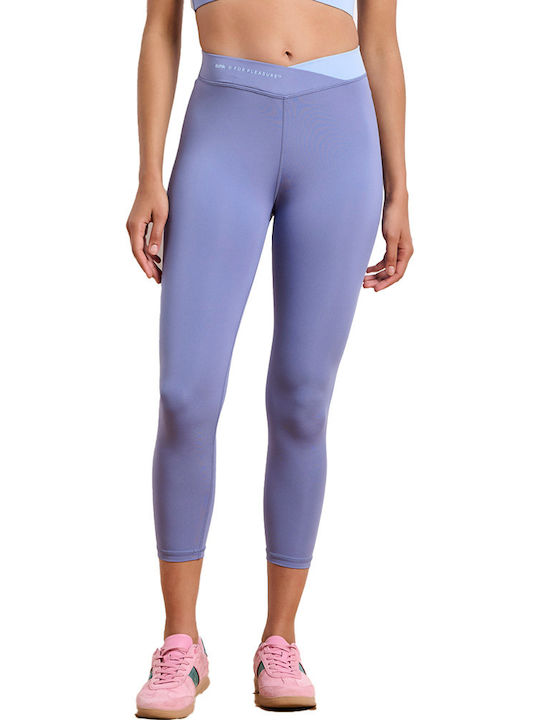 Instruire Colanti de femei Cropped Colanti Purple