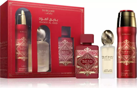 Badee Al Oud Set De Parfumuri Pentru Femei Cu Loțiune De Corp 3 Bucăți