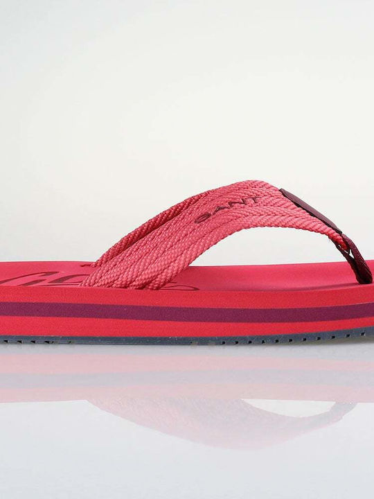 Gant Brodale Men's Flip Flops Red