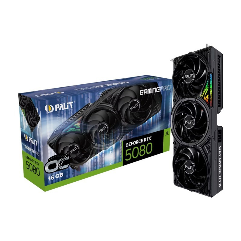 Palit GeForce RTX 5080 16GB GDDR7 GamingPro OC Κάρτα Γραφικών