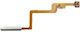Flex Cable with Fingerprint in Silver color for Xiaomi 11T / 11T Pro