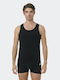 Men's Undershirts Short-sleeved in Black Color 2Pack