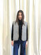Amaniki Gestrickte Damen Strickjacke Grau