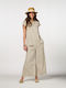 Women's Fabric Trousers Beige