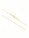 Al'Oro Gold Chain Neck 14K Thin Thickness 1.4mm and Length 50cm