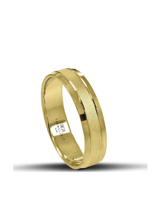 Themelidis Jewels Σετ Βέρες από Κίτρινο Χρυσό 14Κ