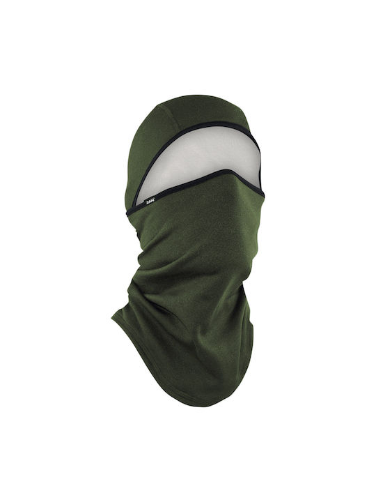 Zan Headgear Full Face Μπαλακλάβα Αναβάτη Μοτοσυκλέτας από Πολυεστέρα Πράσινο Χρώμα