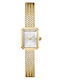 Rosefield Mini Octagon Women's Watch Chronograph with Gold Metal Bracelet