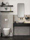 TIGER 2-store Wall Mounted Bathroom Shelf Metallic 24.9x15.7x10.8cm Black