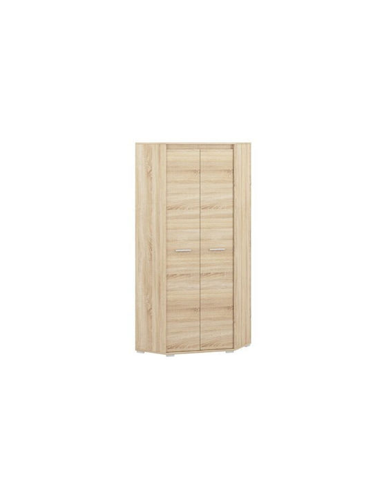 Calvere 102 Δίφυλλη Ντουλάπα Γωνιακή 82x82x200cm
