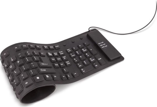 Setty Silicone KHO-01 Πληκτρολόγιο Αγγλικό US