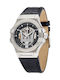 Maserati Potenza Men's Watch 42mm Automatic with Black Metal Bracelet