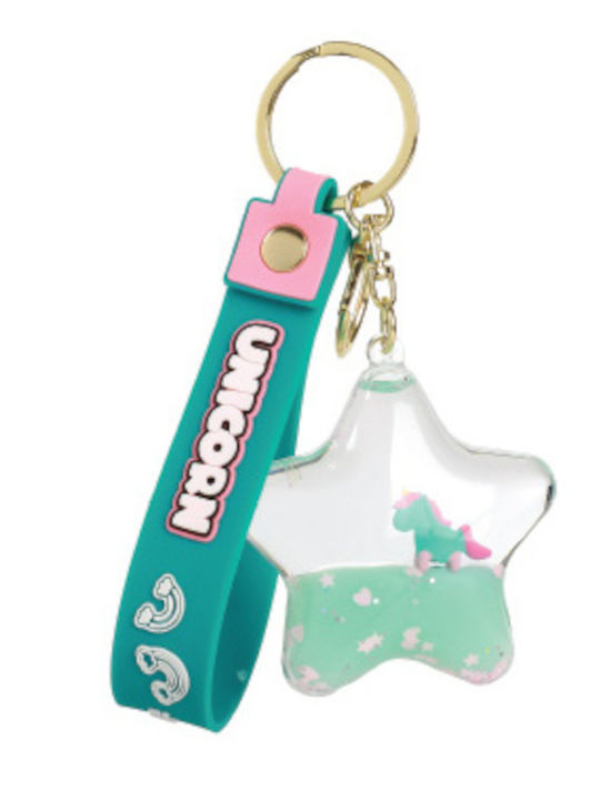 Μπρελόκ I-total Liquid Star Green Unicorn Xl2924_d
