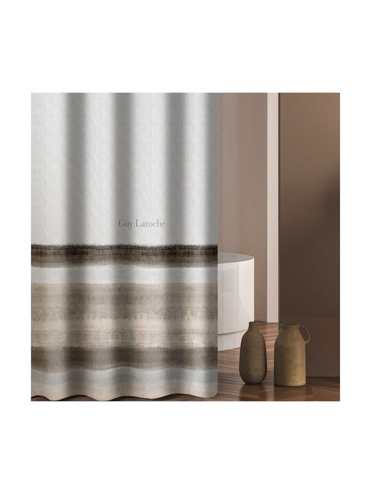 Guy Laroche Santiago Duschvorhang 180x185cm Stone