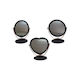 Ro-Ro Accessories Огледало за грим Настолен двустранен Черен