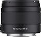 Samyang Crop Camera Lens F/2.0 Fixed for Canon RF Mount Black