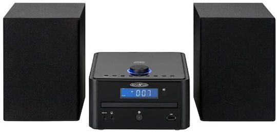 Reflexion Sistem audio 2 HIF79FM 32W cu CD Player și Bluetooth Negru
