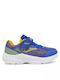 Kids Sneakers with Scratch Blue