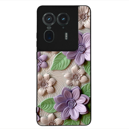 Θήκη Sonique 3d Flower Series Motorola Edge 50 Ultra Βιολετί