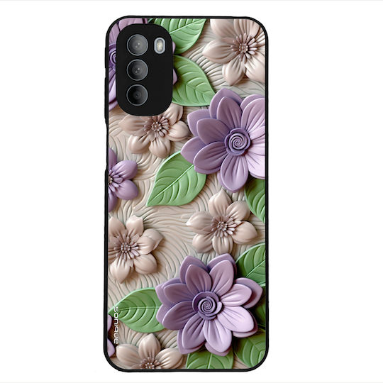 Sonique 3D Flower Series Case for Motorola Moto G31 4G Moto G41 4G Violet