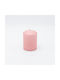 Decorative Candle Pink 7x10cm 1pcs